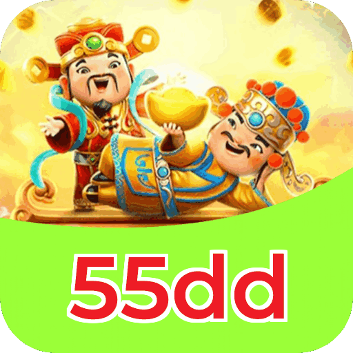 Plataforma 55dd mostrando interface moderna, jogos certificados e recursos de segurança licenciados